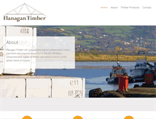 Tablet Screenshot of flanagantimber.com